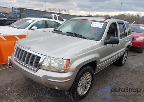 2004 Jeep Grand Cherokee Limited из США, поврежденный, VIN 1J4GX58N54C301708
